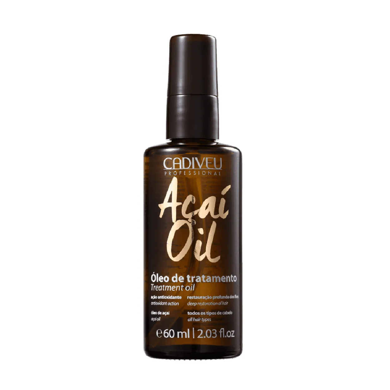 Aceite de Acaí de la Amazonía dejará tu pelo nutrido y libre de frizz