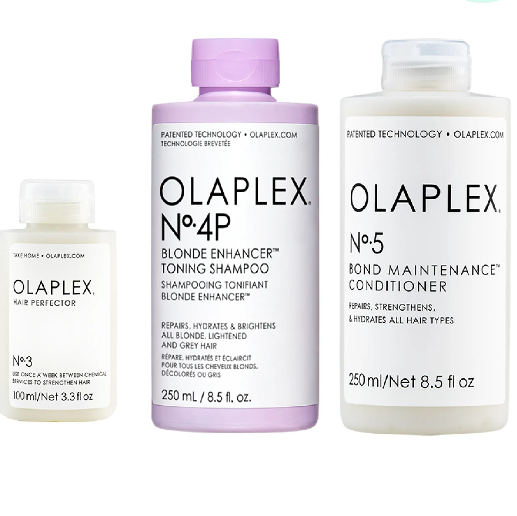 Kit Olaplex Nº 3, Nº 4-P, Nº 5: Rubios que Enamoran en Solo 10 Minutos