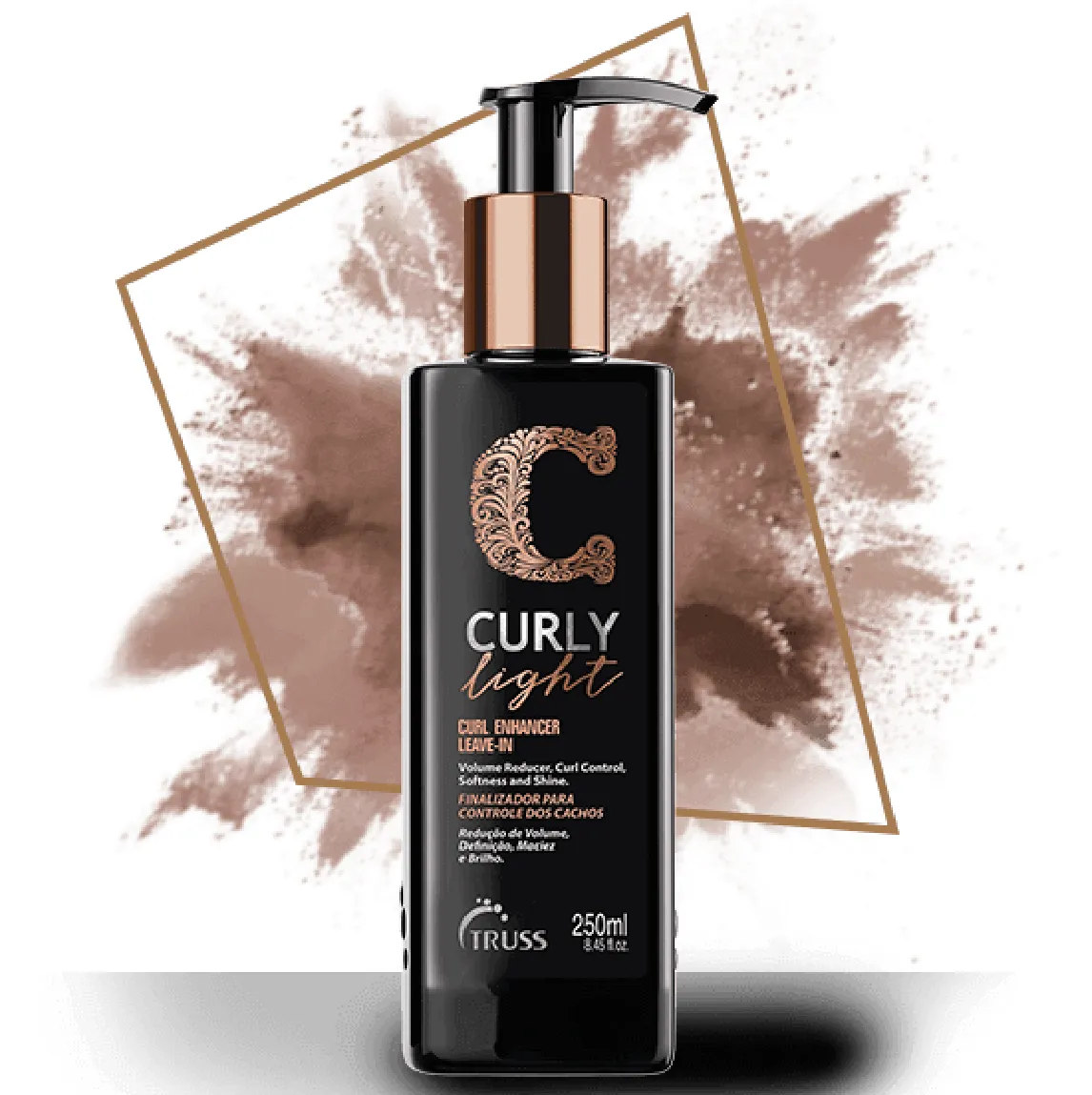 Define rizos con suavidad y brillo, controla el frizz.