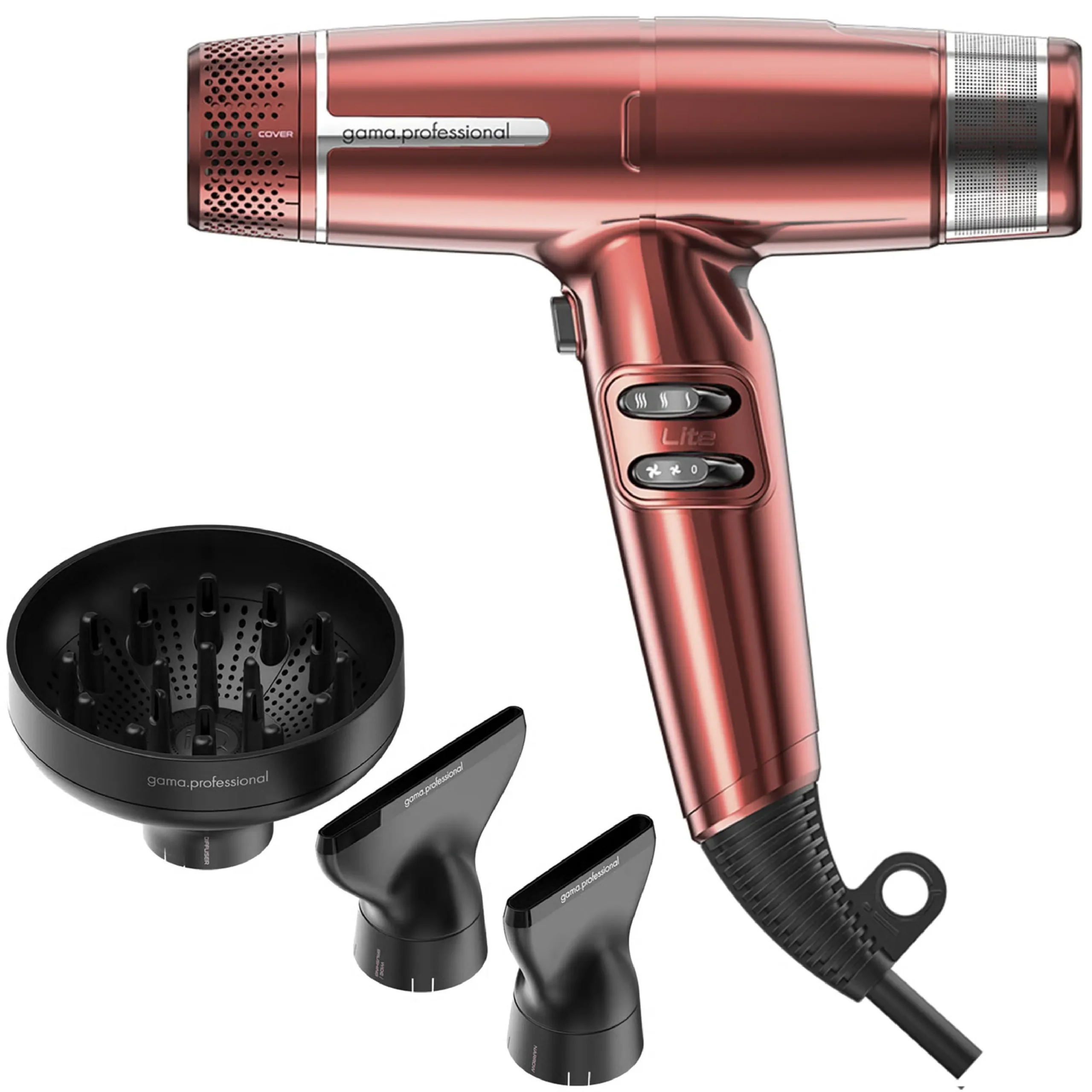 Secador Gama IQ Lite Rojo: Ligero, Potente y Profesional - Imagen 6