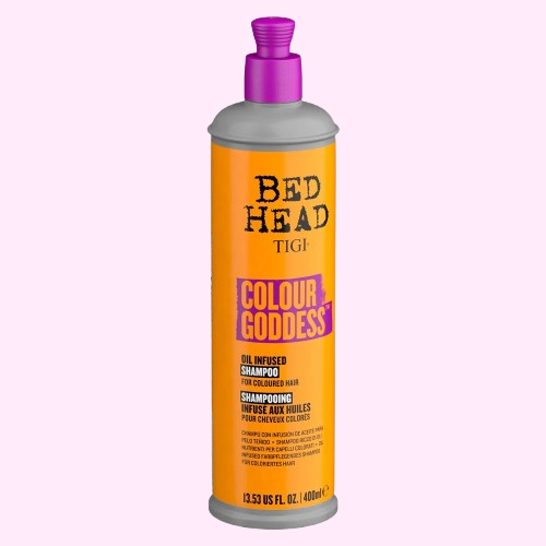 Colour goddess shampoo tigi bed head para cabello con color envase 400 ml
