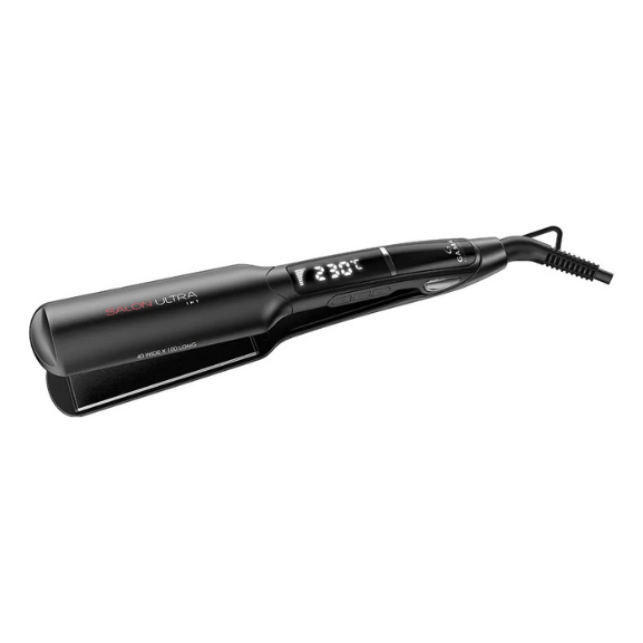 se aprecia el grosor y calidad de las placas del producto Plancha Gama Ultra XWide Digital bonjour salon chile