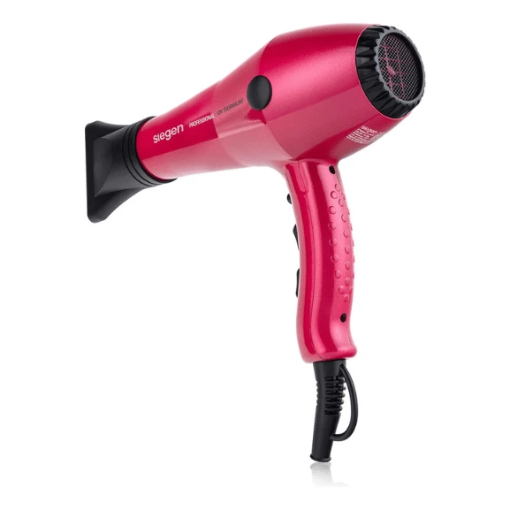 Secador De Pelo Siegen Sg-3049c01 Color Fucsia se muestra de atras