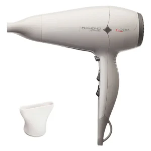 Secador Gama Diamond Ceramic blanco con tecnología cerámica y nano silver