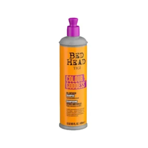 Shampoo Colour Goddess de TIGI Bed Head en envase frontal para mantener el color del cabello teñido.