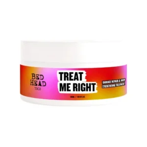Mascarilla capilar reparadora Bed Head Treat Me Right vista frontal para fortalecer y reparar el cabello.