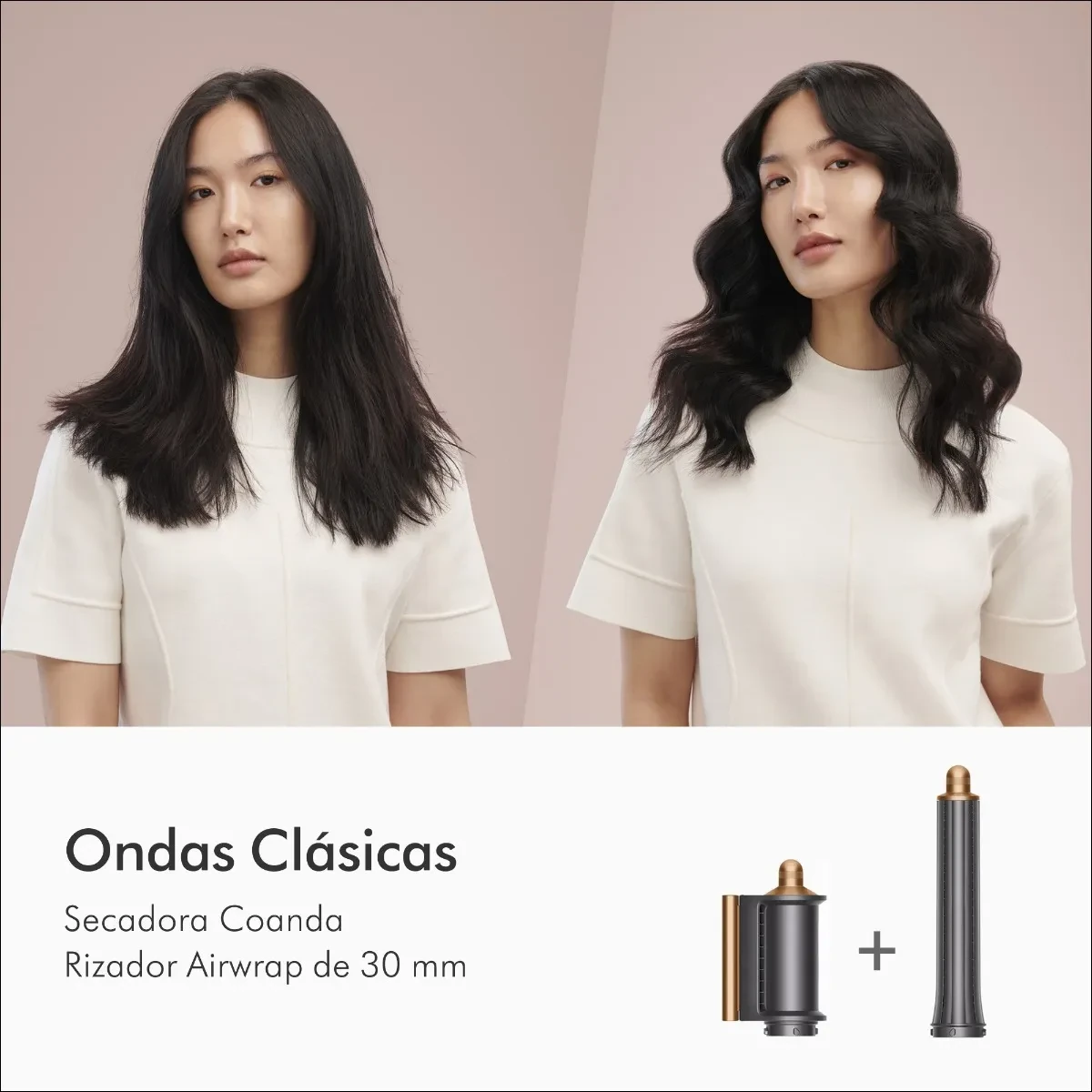 Ondas clásicas creadas con Dyson Airwrap Complete Long