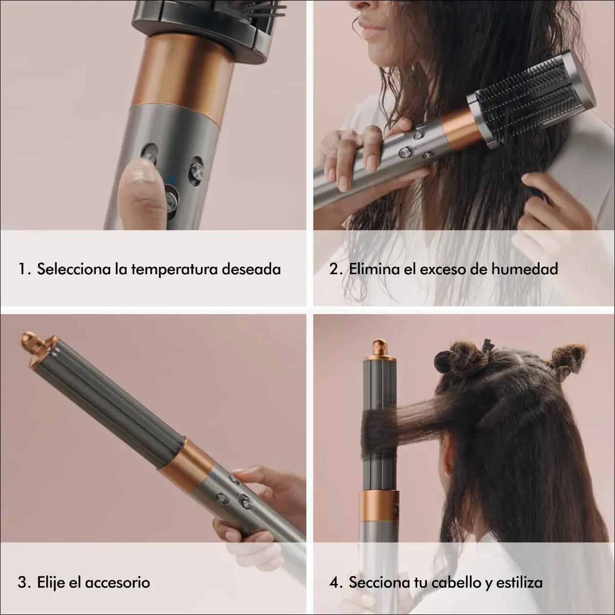 Modo de uso del Dyson Airwrap paso a paso para peinar y secar