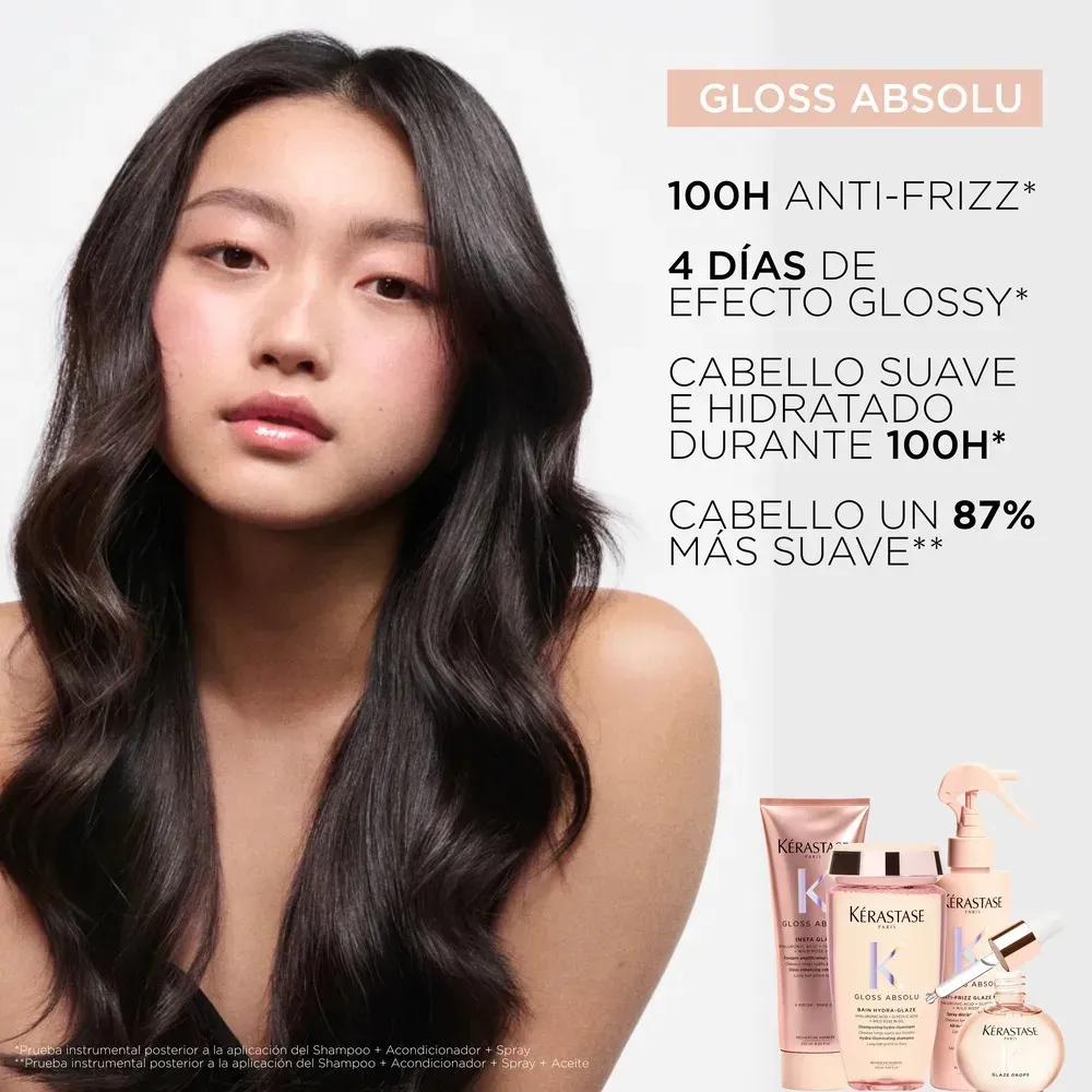 Kérastase Gloss Absolu Glaze Drops Aceite Capilar de 45ml mujer